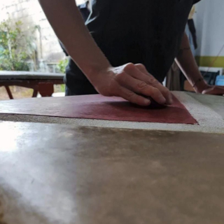 Detalle de textura en taller